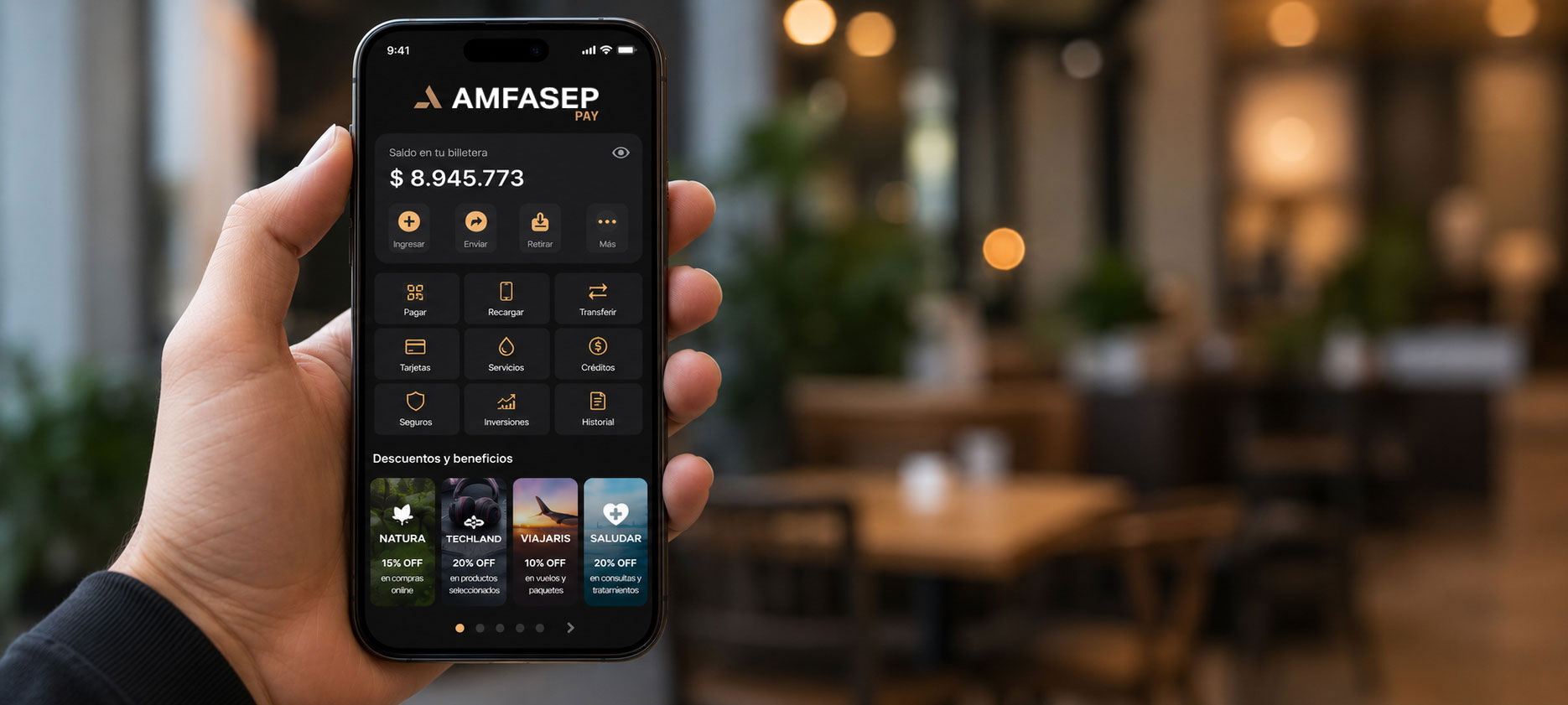 Amfasep desarrolla su propia billetera digital